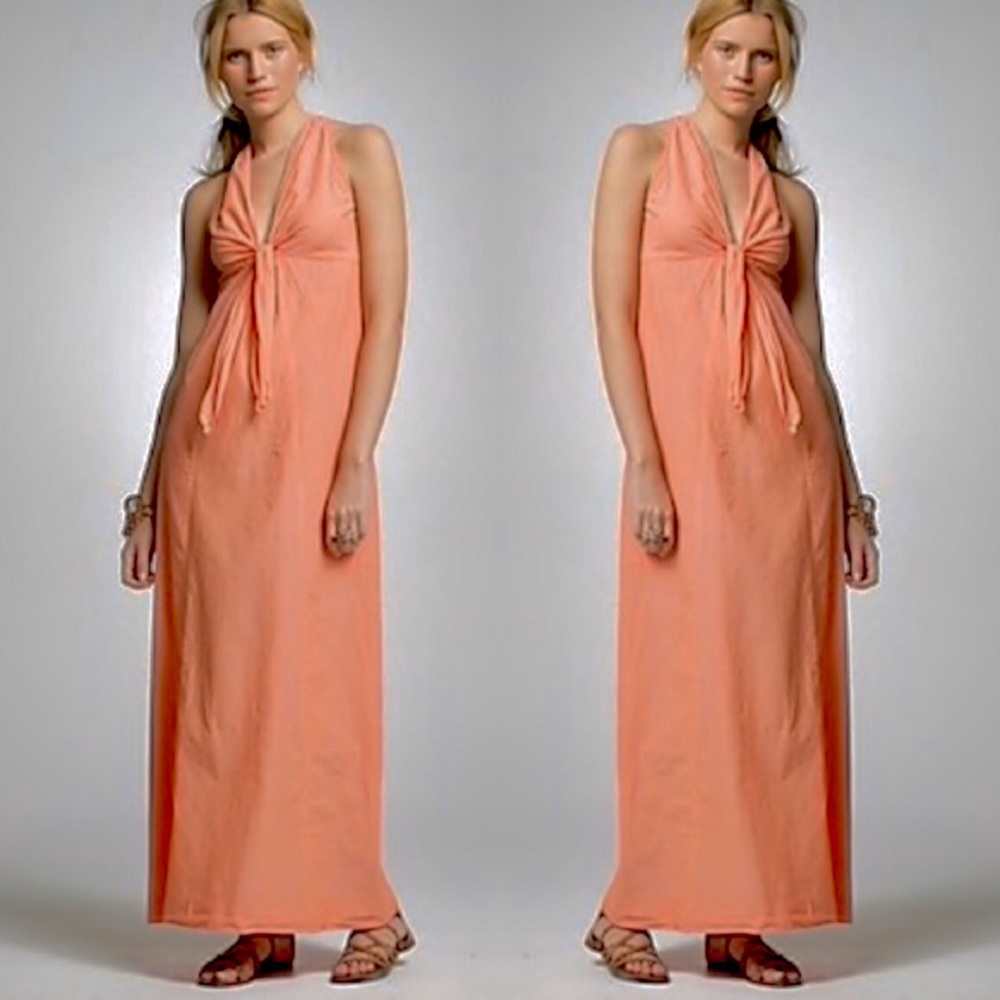 J. Crew Peach Maxi Dress